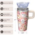 thumbnail image 3 of 20OZ Cute Dog Hot Drink Tumbler with Handle Insulated Stainless Steel Cup Thoughtful Dog Lover Gifts Unique Birthday Christmas Presents for Women Men Lightweight and Long Lasting, 3 of 6