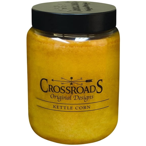 Crossroads Kettle Corn Scented 2-Wick Candle, 26 Ounce