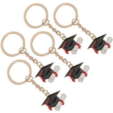5 Pcs Key Chain Key Ring Christmas Sto Grad Key Holder Cars Party Supplies Car Keychain Graduation Gift Keychain Student