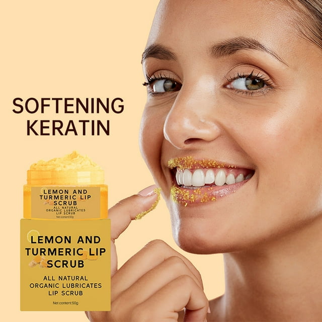 BKER Exfoliant pour Lèvres Foncées Exfoliant pour Lèvres avec Scrub & Nourish Exfoliant pour Lèvres Exfoliant Naturel & Exfoliant pour Lèvres et pour Lèvres Sèches Gercées Réduire les Ridules Lèvres