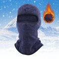 thumbnail image 1 of Winter Fleece Balaclava Face Mask, Thickened Warm Windproof Ski Mask for Cold Weather, Breathable Motorcycle Riding Cover for Snowboarding, Cycling and Outdoor Winter Sports, 1 of 1