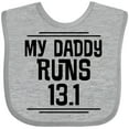 thumbnail image 3 of Inktastic My Daddy Runs Half Marathon Boys or Girls Baby Bib, 3 of 4