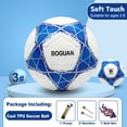 thumbnail image 3 of Soccer Ball Size 3 for Kids - Extra Pump and Net - Ball Toys for Interesting Patterns for Playing  Outdoor and Indoor - Perfect Gifts for Boys,Girls,Toddlers Age 3-8, 3 of 7