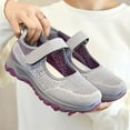 thumbnail image 5 of Gvdentm Shows for Womens Outdoor Mesh Solid Color Breathable Shoes Women Light Gray,6, 5 of 8