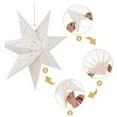 thumbnail image 4 of 7 Pointed Christmas Star Paper Lantern Star Lampshade Snowflake Ceiling Hanging Star For Wedding Birthday Xmas Party Home Decoration, 1Pcs, 4 of 4