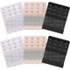 thumbnail image 1 of 6 Pieces Women's Soft Comfortable Elastic Bra Extenders Bra Extension Strap 4 Hook 3 Row Lady's Bra Extender Bra Band, 1 of 5