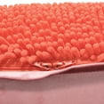 thumbnail image 6 of GDF Studio Statham Modern Microfiber Chenille Square Pouf, Coral, 6 of 10