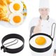 thumbnail image 1 of Anillo de huevo, 2 anillos de huevo circulares antiadherentes de acero inoxidable para huevos Fying Molde redondo para hacer mcmuffins de huevo, anillos para cocinar huevos para cocinar a la parr, 1 of 5