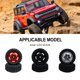 thumbnail image 3 of Ounissouiy Llantas de plástico 1/24 para coche teledirigido Axial SCX24, piezas de repuesto, pieza de actualización RC, 2 uds. Kits de construcción modelo Negro, 3 of 6