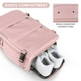 thumbnail image 7 of Livhil Travel Backpack for Women, Travel Backpack Carry on Flight Approved Fits 16" Laptop, Pink, 7 of 7