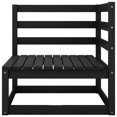 thumbnail image 3 of vidaXL 8 Piece Garden Lounge Set Black Solid Pinewood, 3 of 5