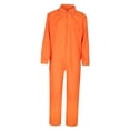 thumbnail image 2 of Disfraz de prisionero, abrigo de manga larga para hombre y mujer, uniforme de cárcel para evento. L a XL, 2 of 7