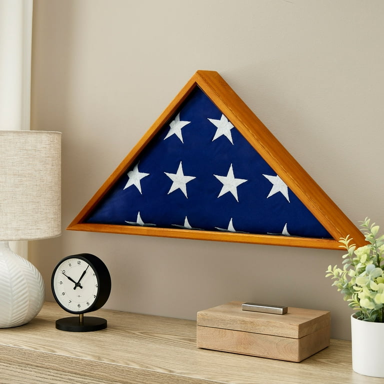 8 Pack: Oak Memorial Flag Case by Studio Décor®