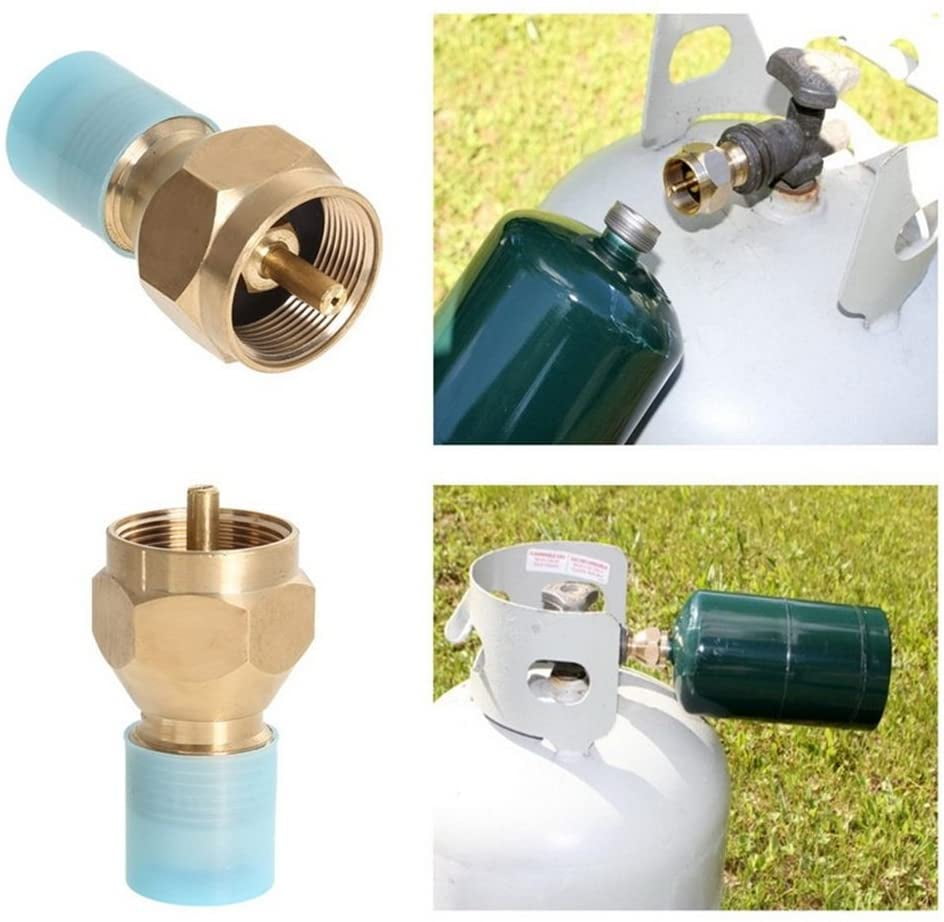 Outdoor Camping 1 Lb Gas Adapter Mini Stove Propane Converter Cylinder Coupler Outdoor Camping 1 Lb Gas Adapter Mini Stove Propane Converter Cylinder Coupler
