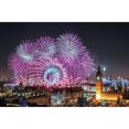 thumbnail image 3 of Marsden, Stewart 18x13 Black Modern Framed Museum Art Print Titled - New Year Fireworks, 3 of 5
