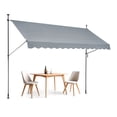 thumbnail image 1 of VEVOR Auvent de Patio 138x47 Pouces Auvent Rétractable Abri Pare-Soleil avec Manivelle, 1 of 9