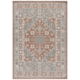 thumbnail image 2 of SAFAVIEH Blair Gerald Traditional Machine Washable Area Rug, 8' x 10', Rose/Grey, 2 of 14