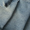 thumbnail image 4 of Atogsazn Children's Boys Cargo Jeans Kids Casual Wide Leg Loose Fit Denim Pant Baggy Lightweight Trouser with Pocket Blue 14-15 Years Fashion, 4 of 6