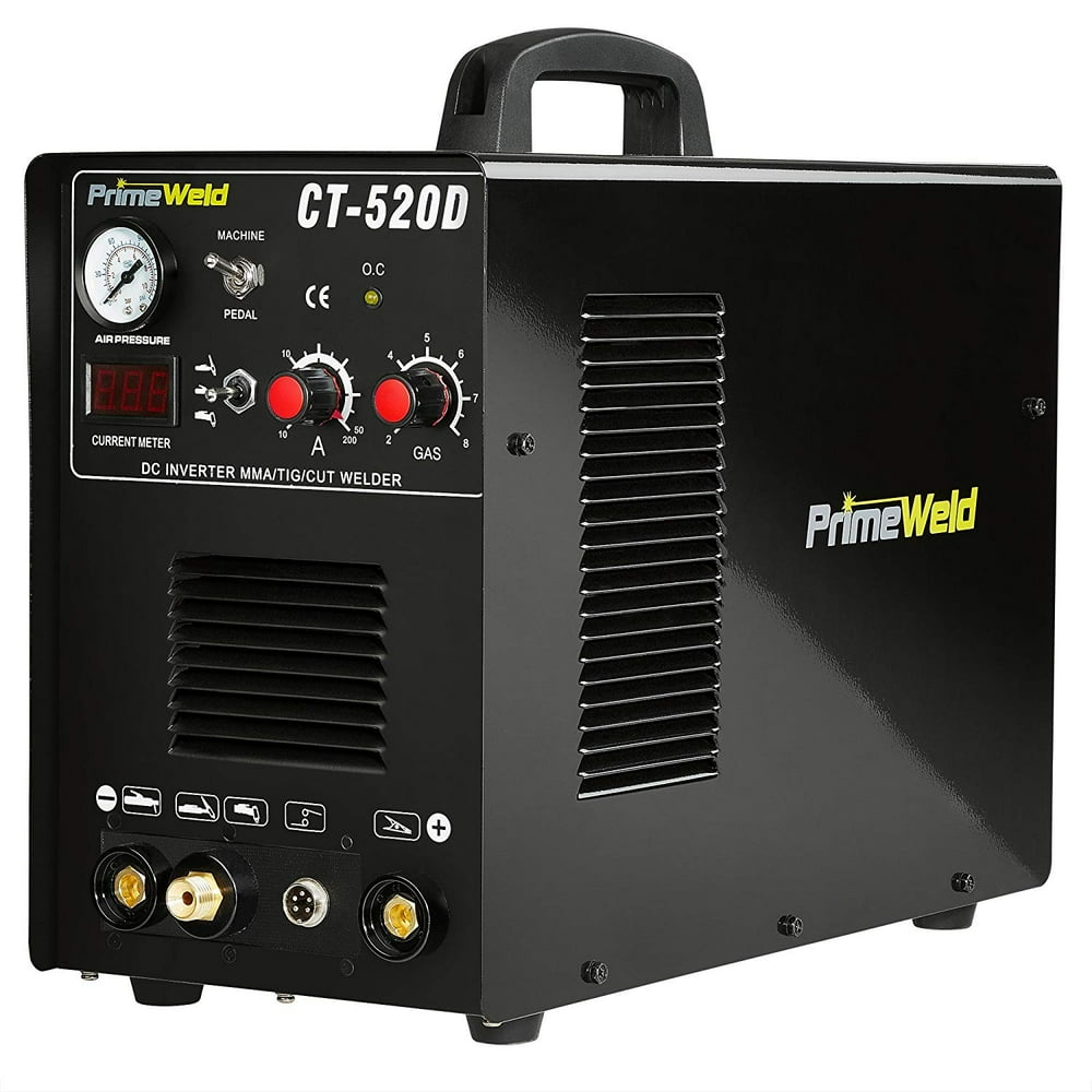 PrimeWeld Ct520d 50 Amps Plasma Cutter, 200 Amps Tig Welder and 200
