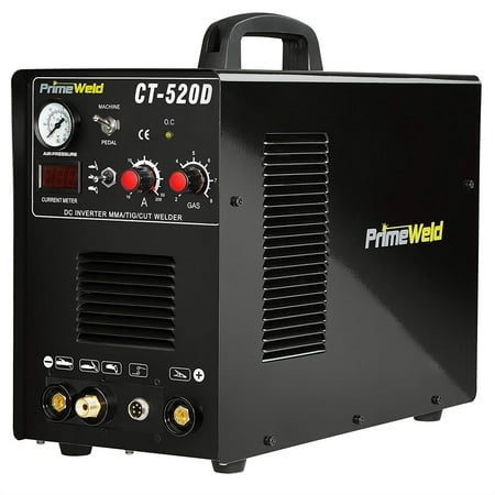 PrimeWeld Ct520d 50 Amps Plasma Cutter, 200 Amps Tig Welder and 200 Amps Stick Welder (Best Tig Plasma Combo)