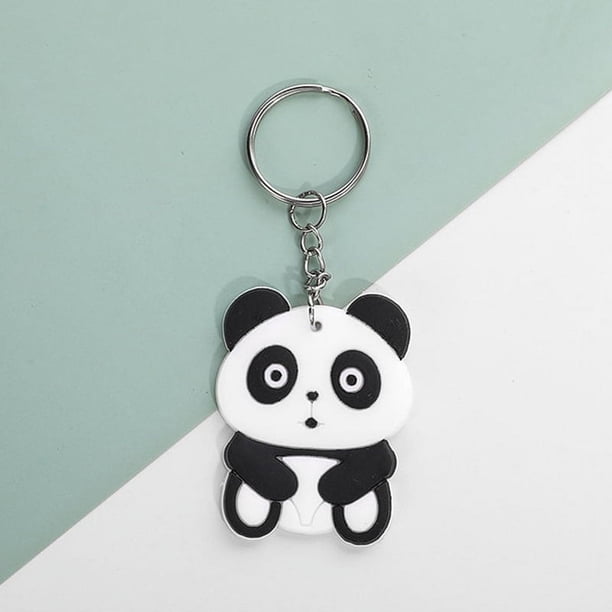 Llavero con forma de muñeca de dibujos animados, de goma suave, tridimensional, para bolso de coche, colgante, etiqueta de cuero, pequeños obsequios para actividades de apertura