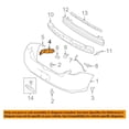 thumbnail image 3 of For 08-11 Focus Rear Bumper Retainer Brace Mount Support Left Side FO1142120, 3 of 5