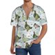 thumbnail image 1 of Balery Mallard Ducks Wild Birds Camisa Casual de Manga Corta con Botones para Hombre, Texturizada, Estilo Cubano, para Playa, Verano-Small, 1 of 5