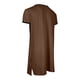 thumbnail image 4 of Eres Más Que una Camisa de Puntuación de Prueba de Moda Casual de Manga Corta Vestido de Noche Largo Vestido con Cuello en V, 4 of 5