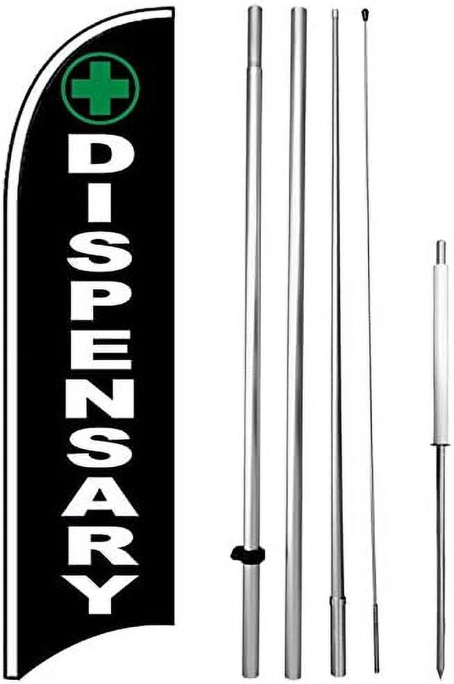 Live Bait Advertising Swooper Flag Banner, Live Bait Feather Flags with Pole and Ground Stake, Advertising Feather Banners Sign 8Ft for Live Bait Business