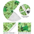 thumbnail image 2 of GZHJMY St. Patrick's Day Christmas Tree Skirt 48", St. Patrick's Day Tree Skirt Double Layers Polyester Easter Tree Skirt for St. Patrick's Day Holiday Party Decoration, 2 of 6