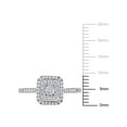 thumbnail image 2 of Everly Women's Diamond 10K White Gold Engagement Ring, 2 of 7