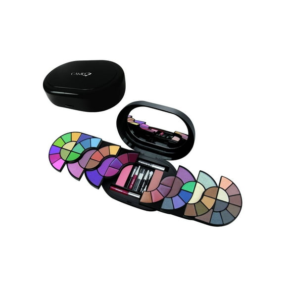 Cameo Kit de Maquillage 59 Pcs avec Fard à Paupières, Blush et Poudre pour le Visage