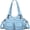 Blue, variant on Sunyuer Soft PU Leather Tote Bag for Women, Large Capacity Hobo Handbag Shoulder Bags Multi-Pocket Crossbody Bag