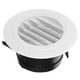 thumbnail image 2 of Duct Opening Air Vent Cover Soffit Vent Round Air Conditioner Vent Cover Indoor Air Conditioner Vent White Noise Reduction 4.3×4.3×2.7in 1Set, 2 of 2