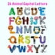 thumbnail image 5 of 26 letras magnéticas para nevera, juguetes de letras, animales de dibujos animados divertidos, letras mayúsculas magnéticas, juegos de ortografía de aprendizaje preescolar, juego de juguetes educativo, 5 of 10