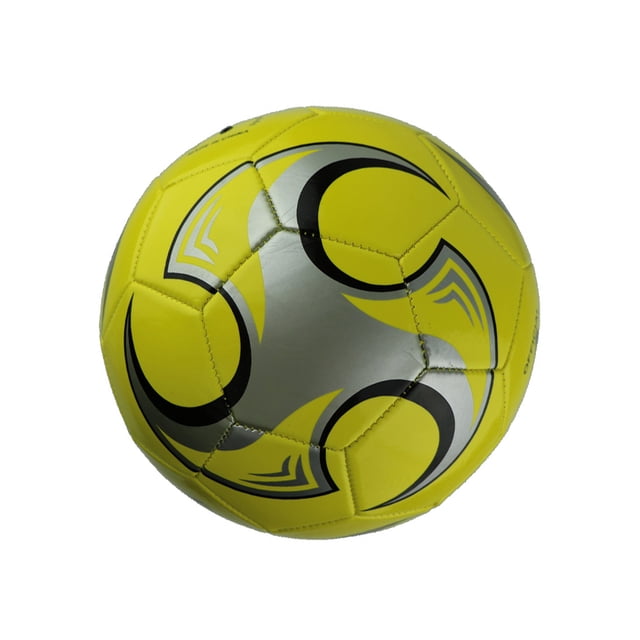 Greeniant Balón de fútbol de cuero PU tamaño 5 jardín parque infantil juego de ejercicio fútbol deportes al aire libre accesorios regalos adultos Deportes y aire libre Amarillo Greeniant OD025054-01