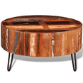 thumbnail image 5 of vidaXL Coffee Table Solid Reclaimed Wood Round, 241626, 5 of 5