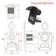 thumbnail image 4 of Riwesomey Reemplazo de toma de corriente para coche de 12-24V, vehículos recreativos, yates, campistas, puerto de encendedor 2 en 1, piezas de repuesto Accesorios para vehículos recreativos Riwesomey VI017224-00B, 4 of 6