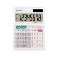 thumbnail image 1 of Sharp EL310W 8-Digit Slant Display Desktop Calculator, 4-Key Memory, Tax+/Tax-, Backspace, 00, √, Home, School & Office Use, 1 of 7