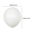 thumbnail image 3 of GOOHOCHY 100pcs White látex de 10 pulgadas Globos de fiesta Globos de bodas Kit para bodas para la fiesta temática blanca, 3 of 7