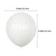 thumbnail image 3 of GOOHOCHY 100pcs White látex de 10 pulgadas Globos de fiesta Globos de bodas Kit para bodas para la fiesta temática blanca, 3 of 7
