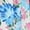 Light Blue Flowers, variant on Womens Plus Size Floral Maxi Dress V Neck Elastic Waist Short Sleeve Casual Elegant Long Dress