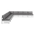 thumbnail image 1 of Meridian Furniture Nizuc Grey Outdoor Patio Modular Sectional, 1 of 8