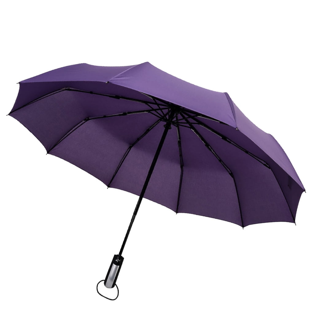 DIYOO rongweiwang Windproof Travel Sunshade Umbrella Automatic Triple  folding umbrella Windproof Foldable