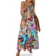 thumbnail image 1 of Vestido sin mangas con grafiti Vestido largo para mujer Ropa femenina, 1 of 7