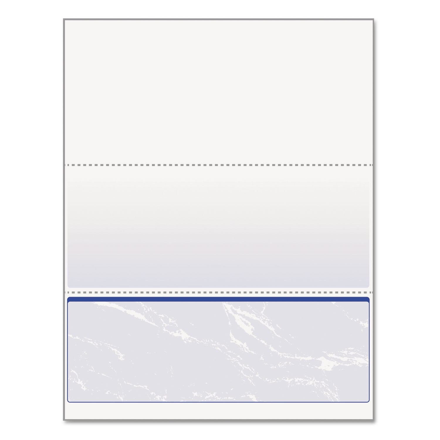 Docugard 04517 Security Business Checks Marble Bottom Blue 500 Sheets 