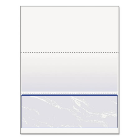 DocuGard Standard Security Check, 11 Features, 8.5 x 11, Blue Marble Bottom, 500/Ream | Bundle of 5 Reams"