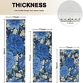 thumbnail image 4 of Pioneer Flower Floral Print Pattern Kitchen Rugs Sets Of 3,Kitchen Runner Rugs Non Skid Washable,Decorative Kitchen Floor Mats for Kitchen,Sink,Laundry,17"x30"+ 17"x47" + 17"x59", 4 of 6