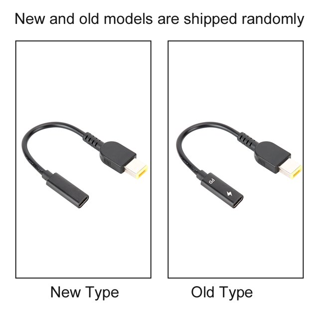 Cable adaptador macho tipo C conductores totalmente de cobre cable de interfaz cuadrado de 11 mm x 45 mm para Thinkpad X300S/X301S/X230S/S230U/S3/S5/X240 ANGGREK Otros