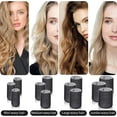thumbnail image 3 of Hair Rollers,Self Grip Hair Rollers 45 Pcs with 24Pcs Hair Rollers 4 Sizes (6 Jumbo Rollers/6 Large Rollers/6 Medium Rollers/6 Small Rollers) Hair Clips and Comb for Long Medium Short Hair (Black), 3 of 8